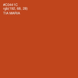 #C0441C - Tia Maria Color Image